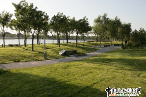 2008奧運精品工程之奧林匹克公園中心區水系東岸