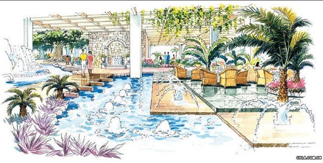 精彩的手繪效果圖