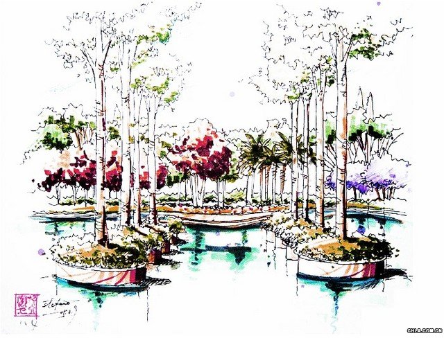 精彩的手繪效果圖