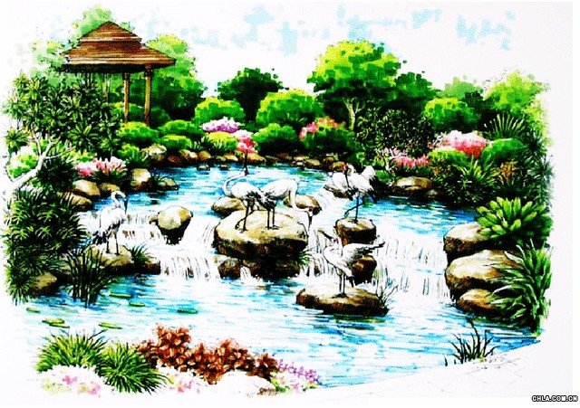 精彩的手繪效果圖