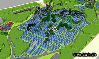 曙光防災公園第二棚宿區鳥瞰圖