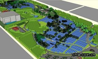 曙光防災公園第一棚宿區鳥瞰圖