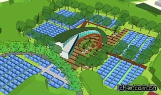 曙光防災公園第三棚宿區鳥瞰圖