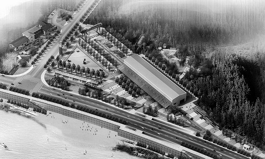 城南火車廣場效果圖。