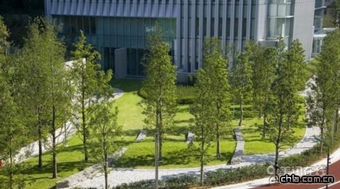 日本DNP印刷公司辦公大樓景觀設(shè)計(jì)