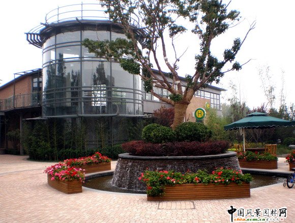 龍灣別墅商業街景觀工程商業街中心景區