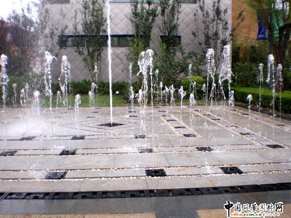 龍灣別墅商業街景觀工程音樂噴泉
