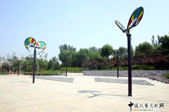 2008社會優質工程之五棵松文化體育中心外側代征地景觀