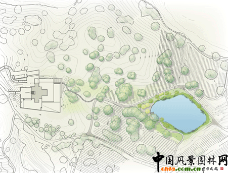 2009ASLA居住區(qū)設(shè)計類榮譽獎：橡樹池塘