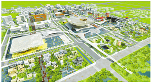 西溪綜合體北區(qū)塊效果圖