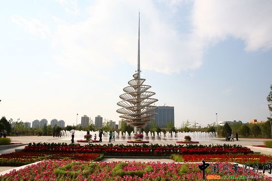 公園主路口效果圖