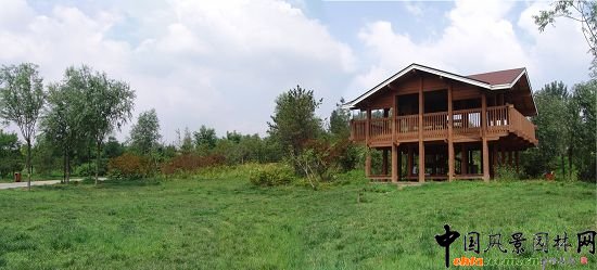 梨園晴雪-雙層亭