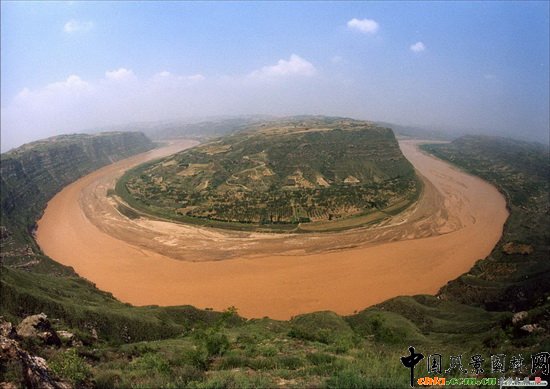 ɽ���R���S��Ǭ���� Qiankun Bay of Yellow River in Linfen City