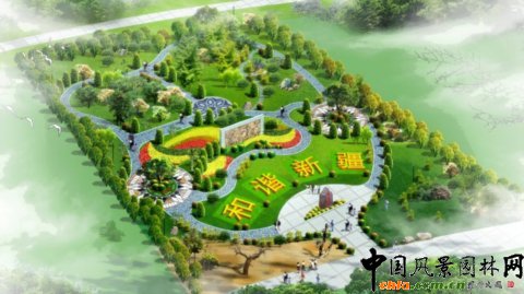 新疆園鳥(niǎo)瞰圖