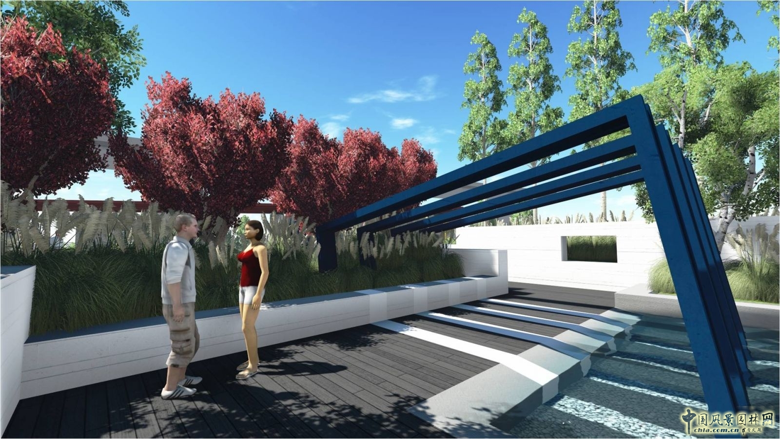 北京園博會(huì)設(shè)計(jì)師廣場(chǎng) 獲獎(jiǎng)作品 流動(dòng)的窗 顧志凌 景觀設(shè)計(jì) 中國(guó)風(fēng)景園林網(wǎng)