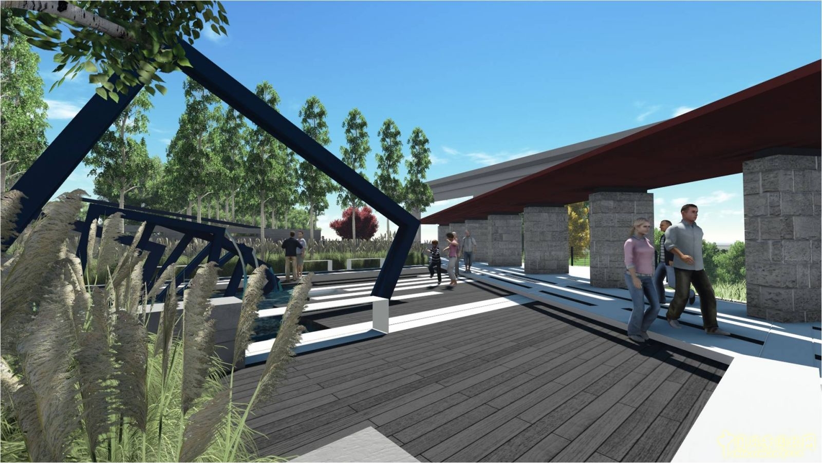 北京園博會(huì)設(shè)計(jì)師廣場(chǎng) 獲獎(jiǎng)作品 流動(dòng)的窗 顧志凌 景觀設(shè)計(jì) 中國(guó)風(fēng)景園林網(wǎng)