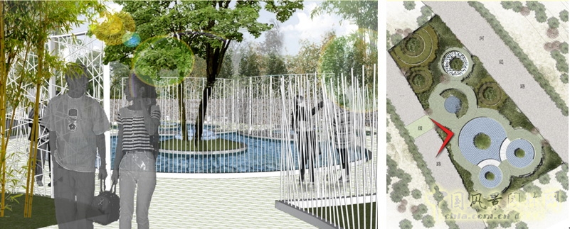 北京園博會 設計師廣場 獲獎 作品 郭明 點滴園 中國風景園林網