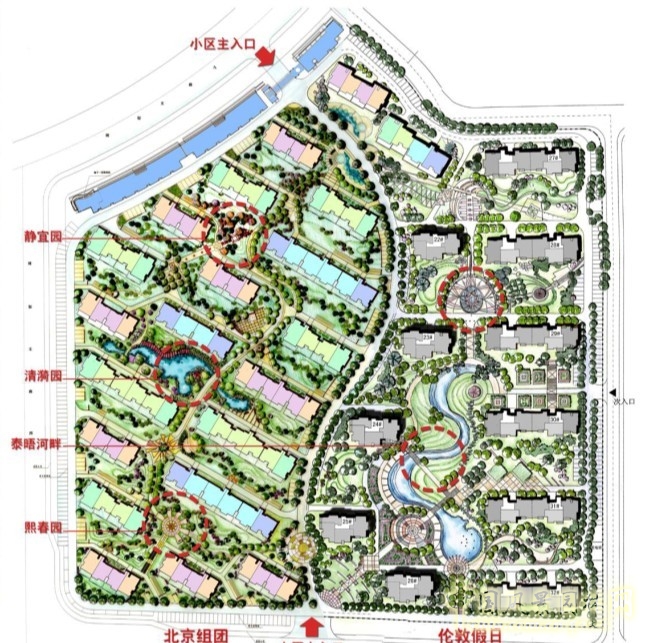 天津奧林匹克花園 景觀 景觀提升 景觀布局 規(guī)劃設(shè)計(jì)