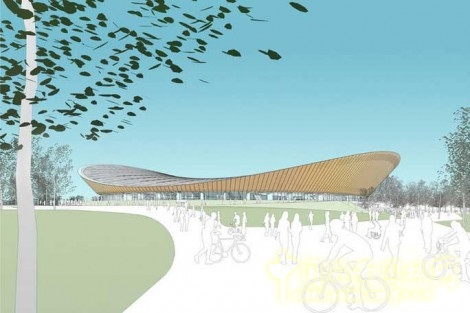 倫敦奧林匹克自行車館 中國風景園林網