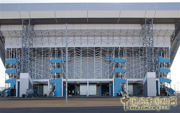 倫敦奧運會水球館 中國風景園林網