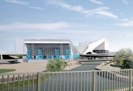 倫敦奧運會水球館 中國風景園林網