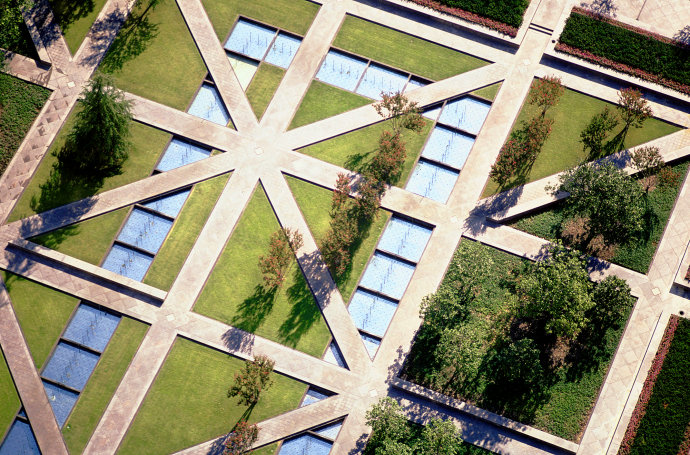 德克薩斯州 沃斯堡市 伯納特 公園 中國(guó)風(fēng)景園林網(wǎng)