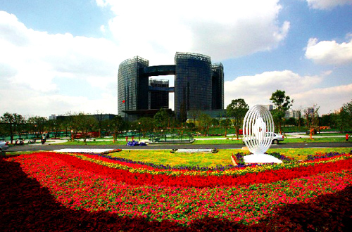 錢江新城 屋頂綠化群 中國風景園林網