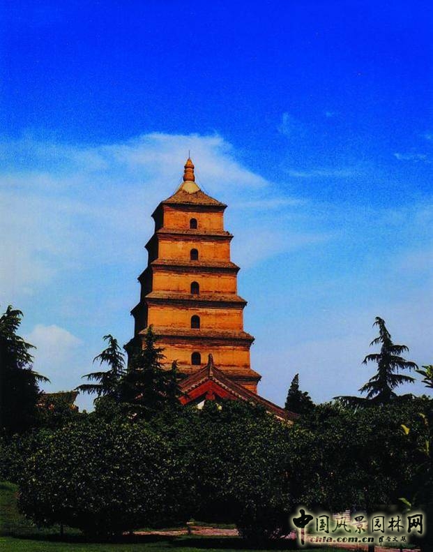 唐慈恩寺大雁塔