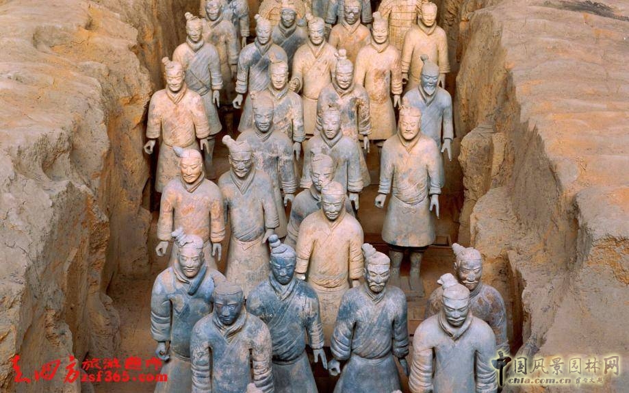 世界八大奇跡之一——秦兵馬俑