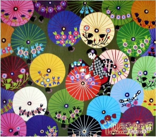 花紙傘設計
