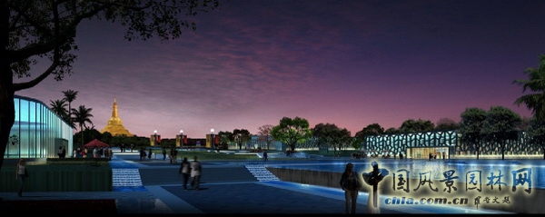 緬甸 仰光 人民公園 景觀設計 何小強 中國風景園林網