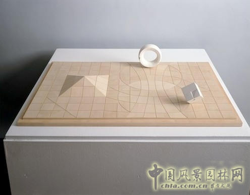 貝尼克圖書館下沉庭院