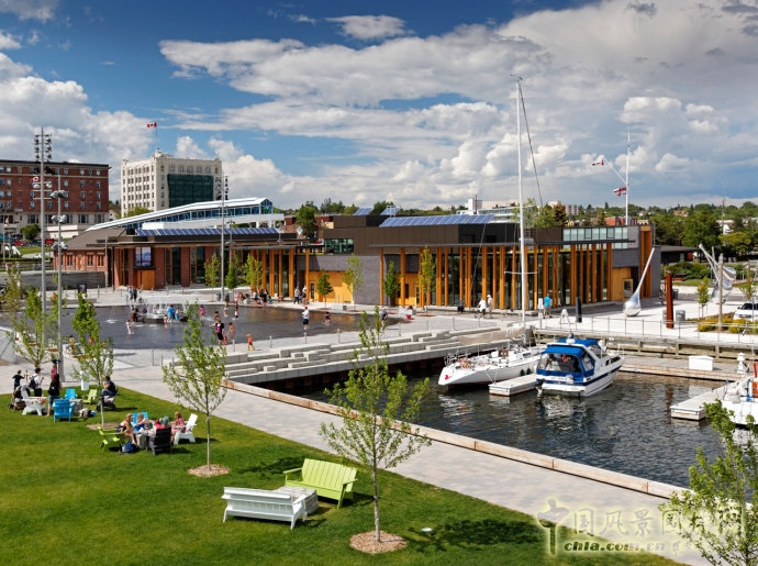 加拿大桑德貝市亞瑟王子碼頭公園