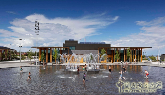 加拿大桑德貝市亞瑟王子碼頭公園