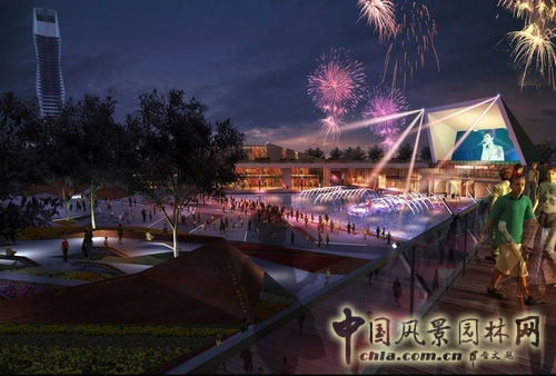 商業(yè)街景觀設計 景觀方案 施工圖設計