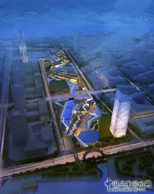 商業街景觀設計 景觀方案 施工圖設計