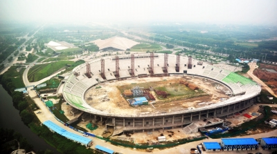 揚(yáng)州體育公園雛形已現(xiàn)