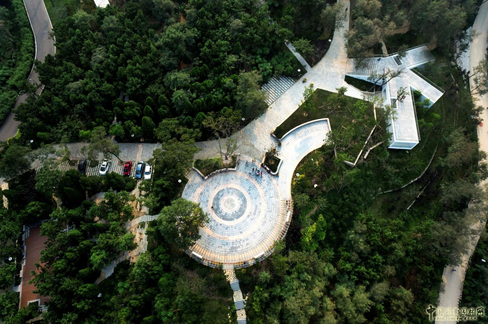 中心區鳥瞰實景