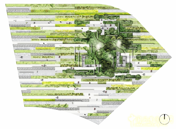 武漢園博會創意花園薄紗森林
