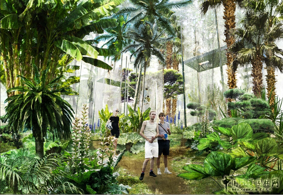武漢園博會創意花園薄紗森林