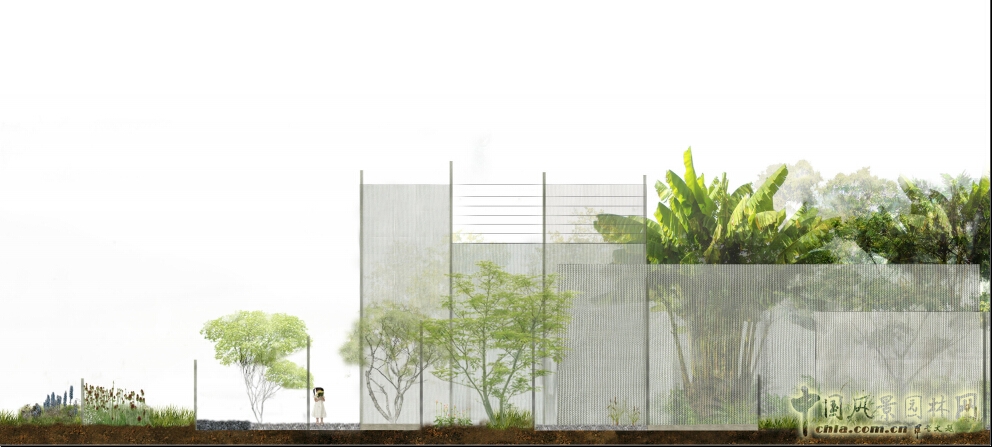 武漢園博會創(chuàng)意花園薄紗森林