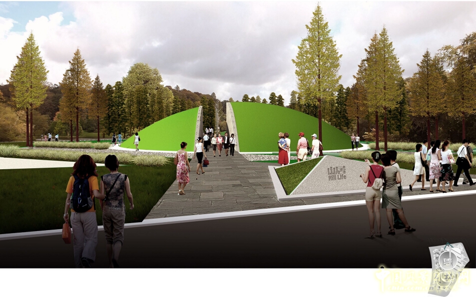 武漢園博會創意花園山居