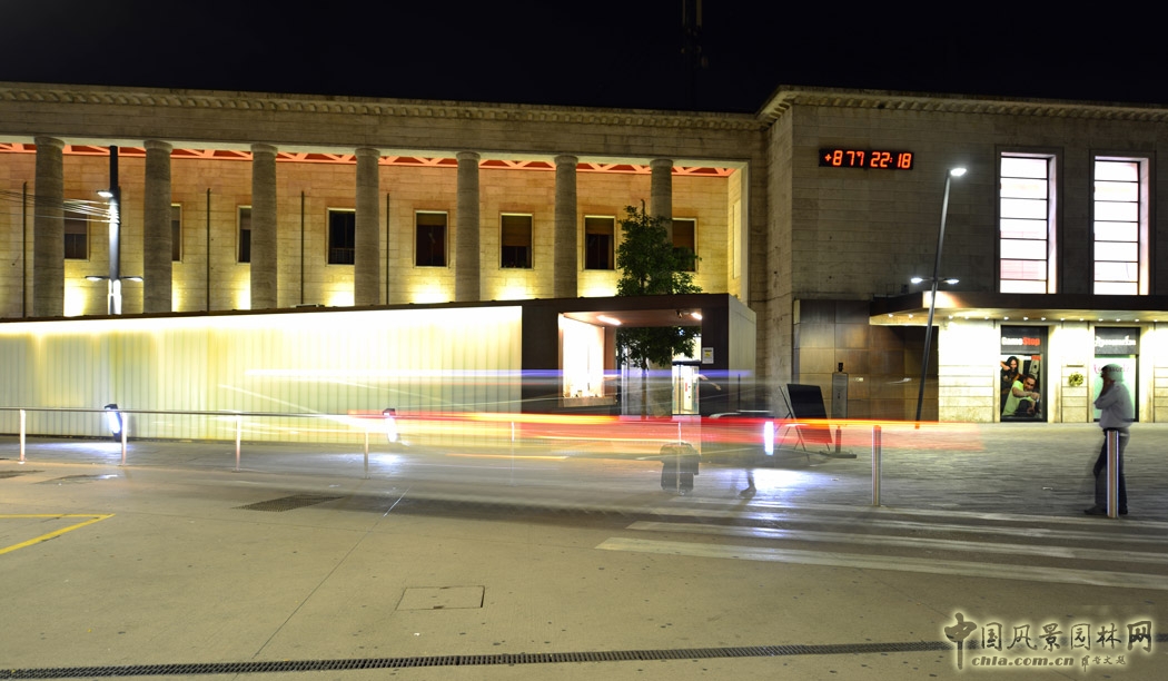 意大利帕多瓦火車站站前廣場
