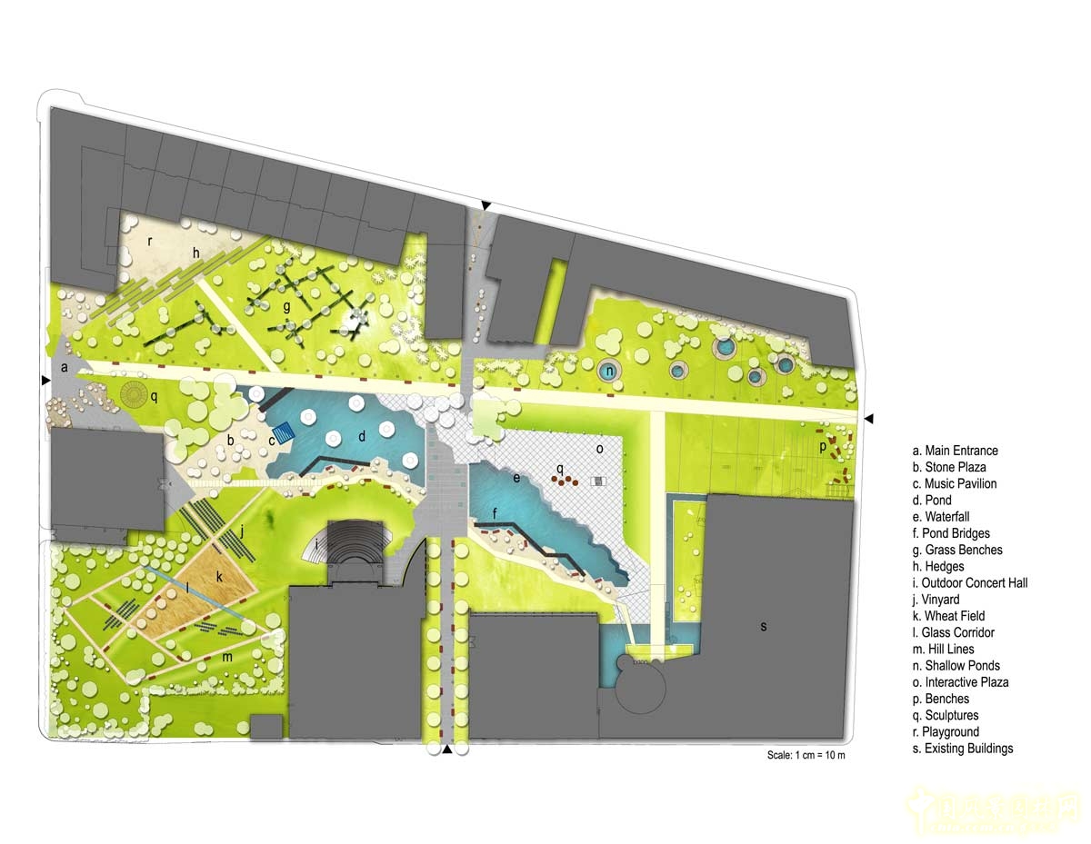 匈牙利布達佩斯千禧公園景觀設計