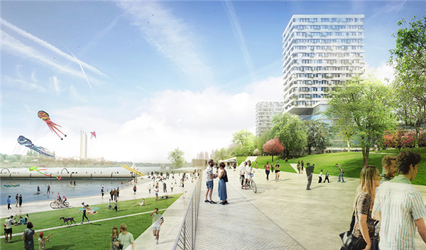 奧地利維也納濱河區規劃競賽方案