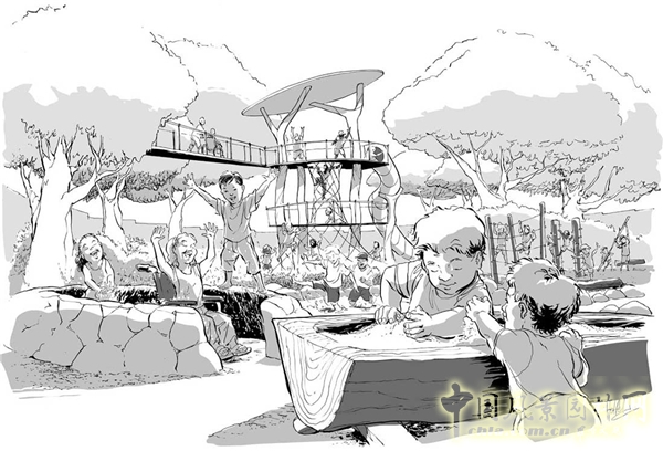 阿德萊德動(dòng)物園中的自然游樂場