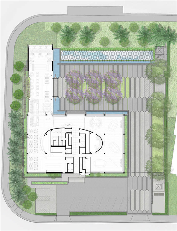 ASLA：夏威夷IBM大樓廣場設計