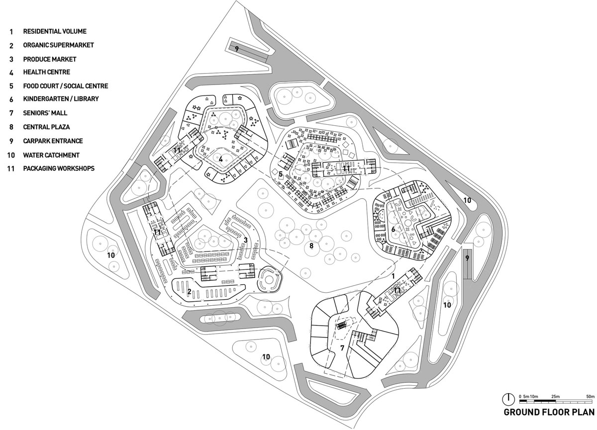 SPARK:垂直農(nóng)場混合住宅解決人口老齡化