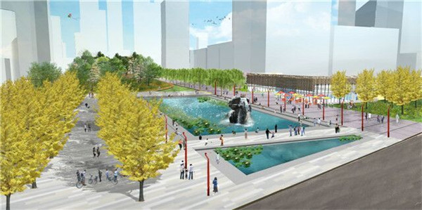 濟南CBD景觀設計方案進行專家論證 方案設計理念全解讀