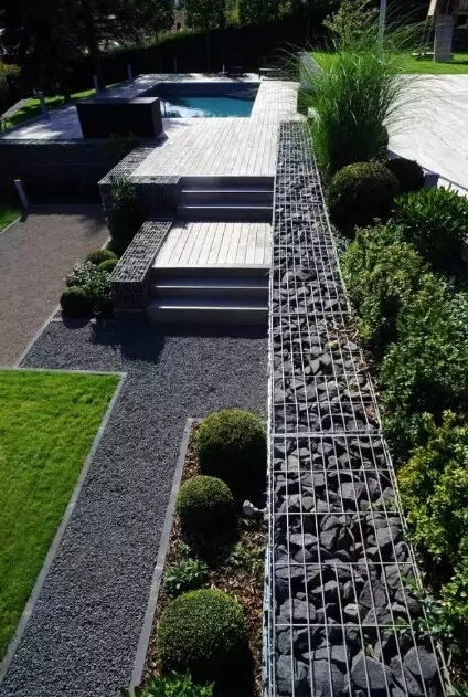 石籠與植物搭配大全